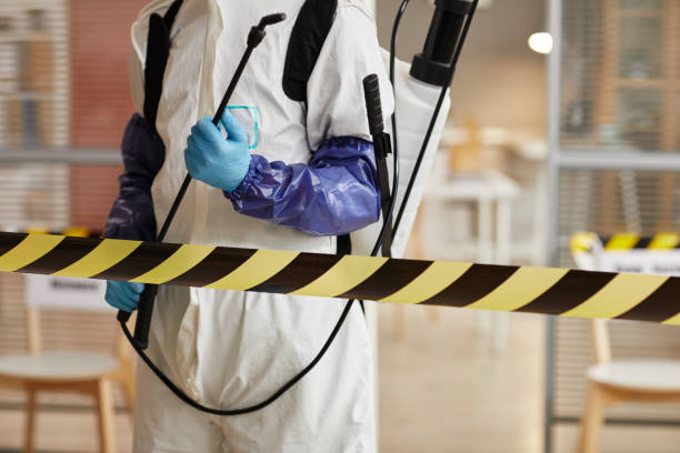 Professional Biohazard Cleanup technician working in Potter, WI